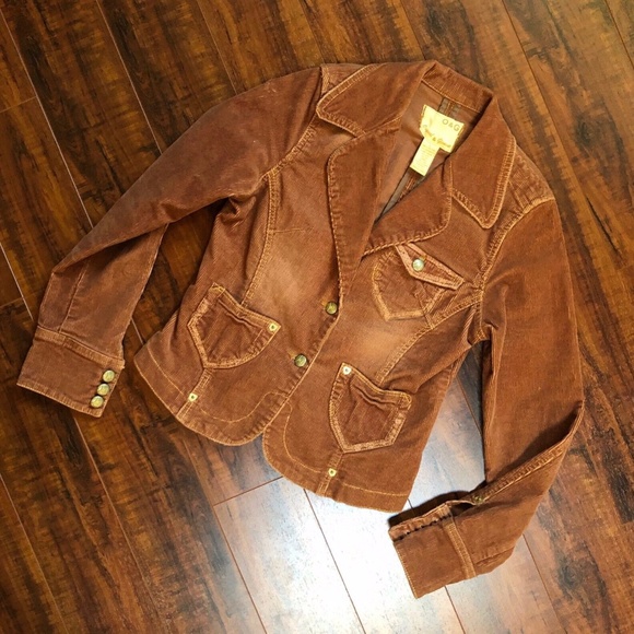 O&G Original Brown Stretch Cord Jacket
